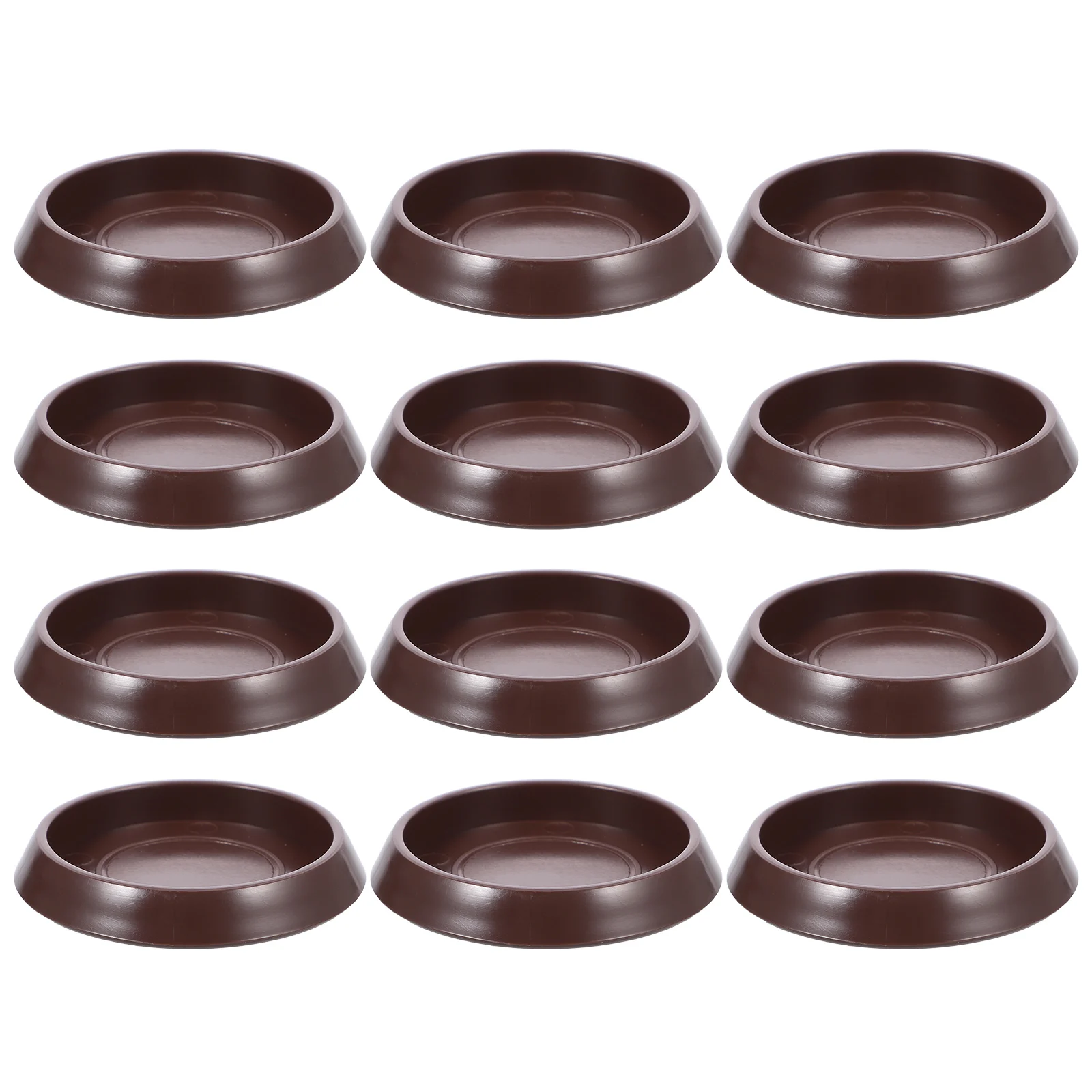 

12pcs Caster Cups Furniture Wheel Gripper Floor Protectors 1 3 4 Inch Round Non Slip Stoppers For Sofa Table Piano