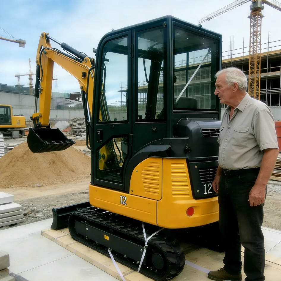 

Customized 1.2 Ton Mini Excavator with Hydraulic Thumb Auger and Ripper 1 Year Warranty Fast Delivery from China