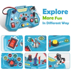 Montessori Early Education Children's Toy Huarong Road LCD Display Puzzle Game Console for Logical Thinking Training