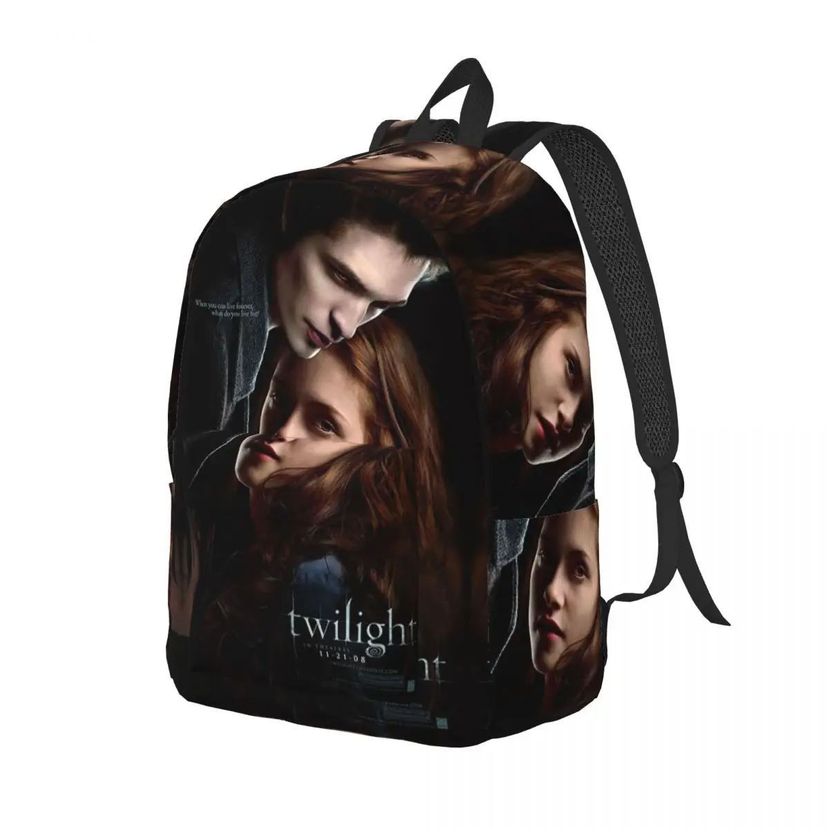 The Twilight Saga Breaking Dawn for Men Women Student School Book Bags Edward Bella Vampire Daypack Middle High College Outdoor