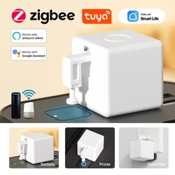 Tuya Zigbee Fingerbot Plus Smart Fingerbot Switch Button Pusher Smart Life Timer controllo vocale funziona con Alexa Google Assistant