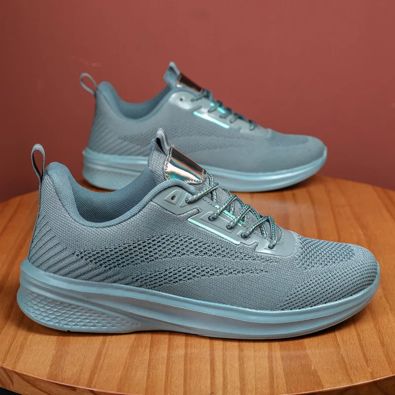 Large Size 47 Lght Mens Casual Shoes Men Lace-up Sneakers Breathable Light Leisue Walking Jogging Running Tenis Masculino Adulto