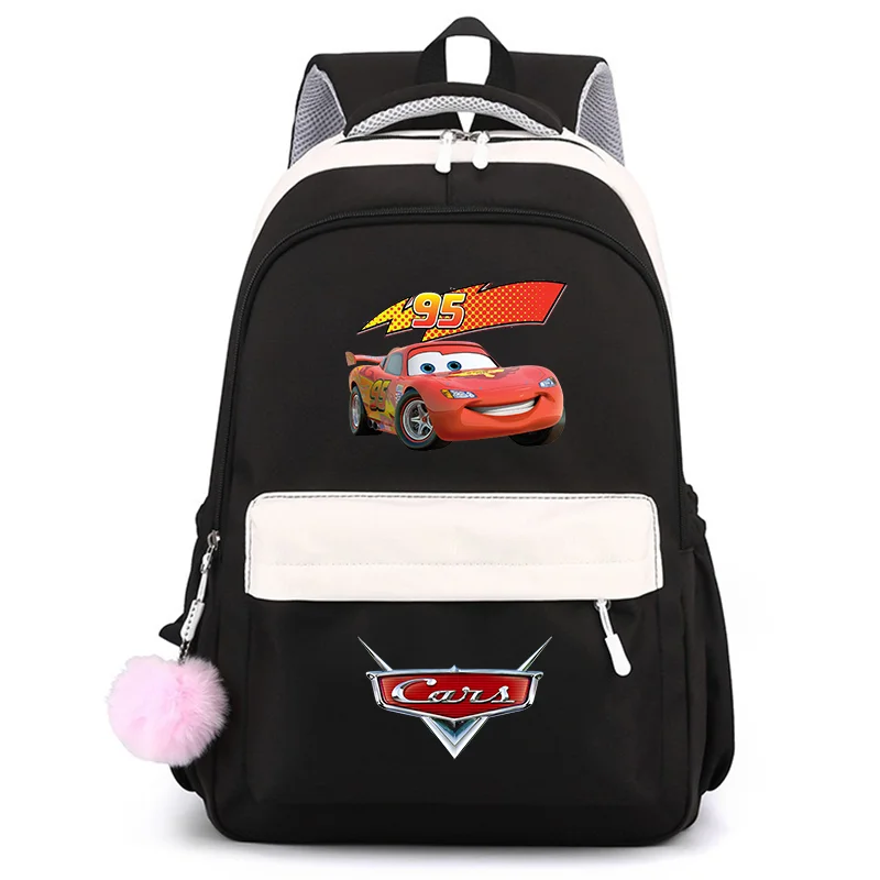 

Популярные детские школьные сумки для подростков Cars Lightning McQueen, модный студенческий рюкзак большой емкости, милый дорожный рюкзак для девочек Mochila