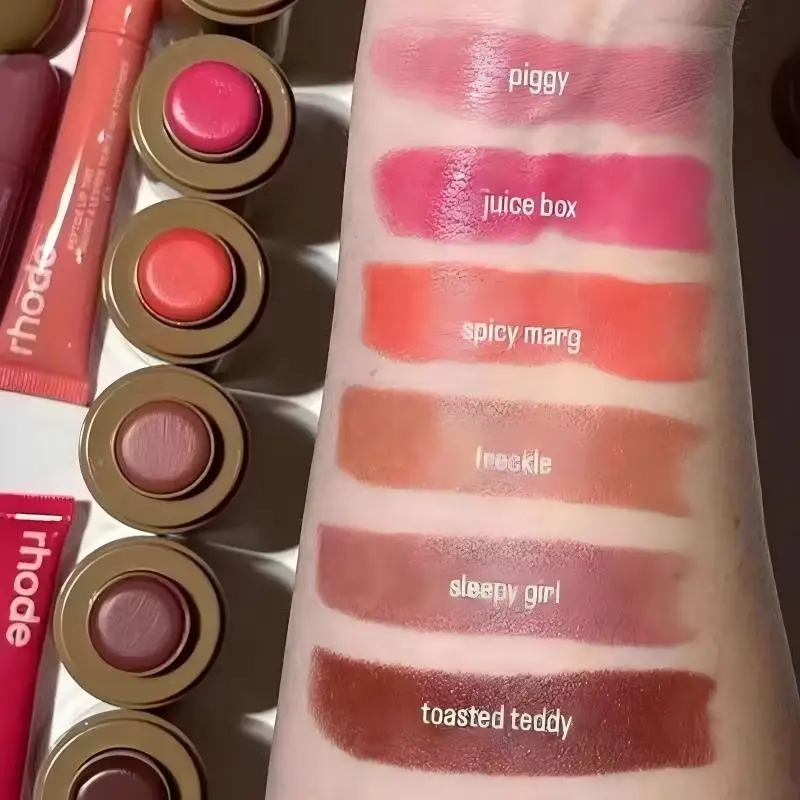 Rhodeskin Lip Gloss Lip Balm Smoothing Lipstick Lines Lasting Nourishing Women Daily Care Makeup Moisturizer Blush Spring Gift