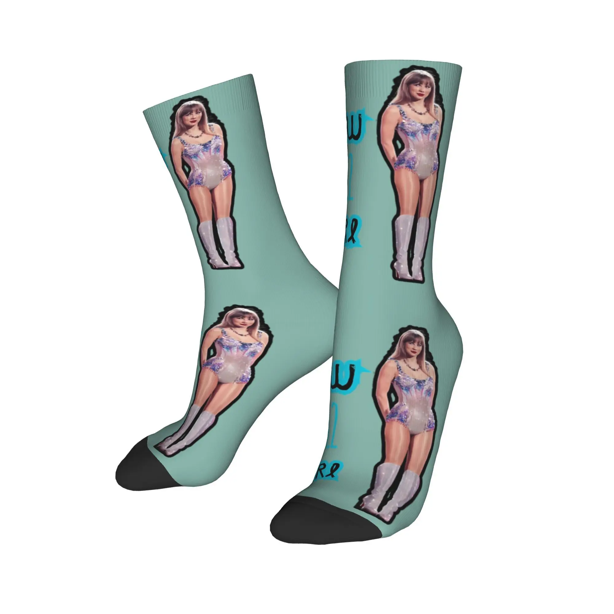 Showgirl Album Socks  Custom Stockings Anti-Slip Women Men Socks Medium Soft Autumn Fashion Outdoor Socks