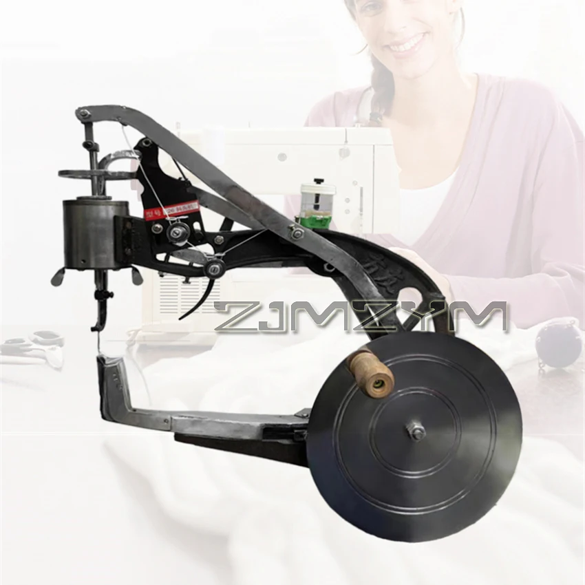 Imagem -06 - Máquina de Costura Lateral Manivela Elétrica Dupla Finalidade Reparo de Sapatos Material Grosso Especial 220v 400w