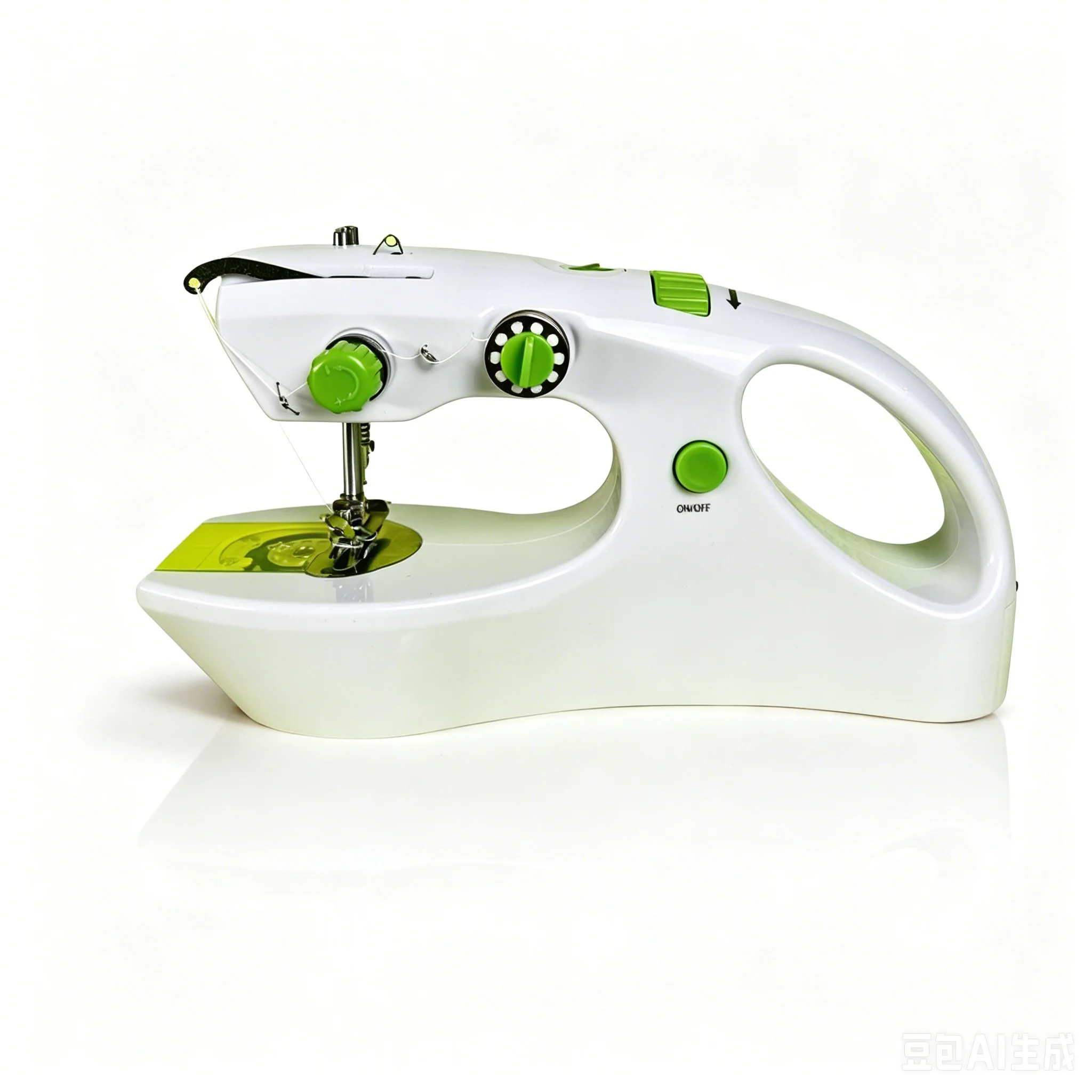 Por Mini Automatic Handheld Sewing Machine with Foot Pedal, DIY Tailor Machine for Clothes Repair