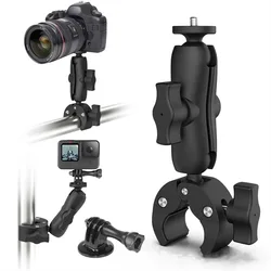 New Articulating Magic Arm Clip 360 Ballhead Super Clamp for Gopro Camera Selfie Stick Monitor LED Light Shooting Fixed Bracket