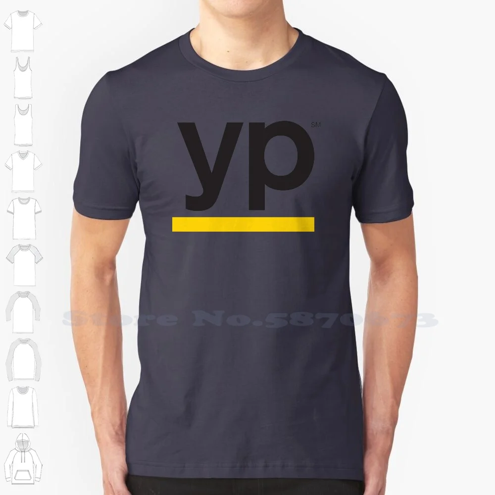 Yellow Pages Logo High-quality T Shirts Fashion T-shirt New 100% Cotton Tee