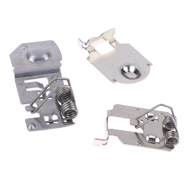 Juego de 3 piezas de soporte de resorte para batería de repuesto para mando a distancia de juego WII, Joystick, Joypad, Nunchuck, accesorios con mango curvo