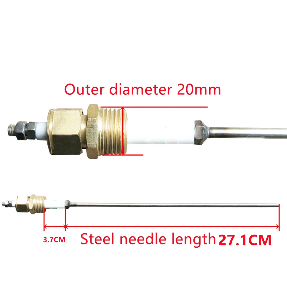 For Steam Boilers High Temperature Resistance Water Level Probe Boiler 1/2 inch Electrode Rod Parts