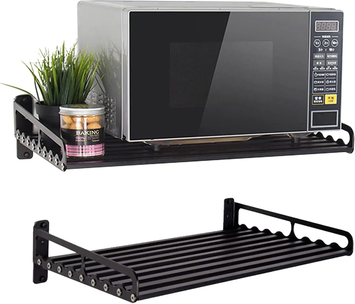 Wall-Mounted Microwave Oven Shelf, 23.58