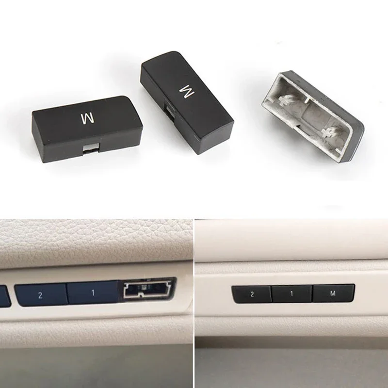 

Car Interior Seat Memory Switch Button Decoration Frame Trim Cover Sticker for BMW 5 7 Series F10 F18 F02 2008-2017 Car Styling