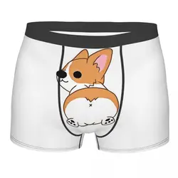 The Booty Corgi Underpants Cotton Panties Men's Underwear Print Shorts Boxer Briefs