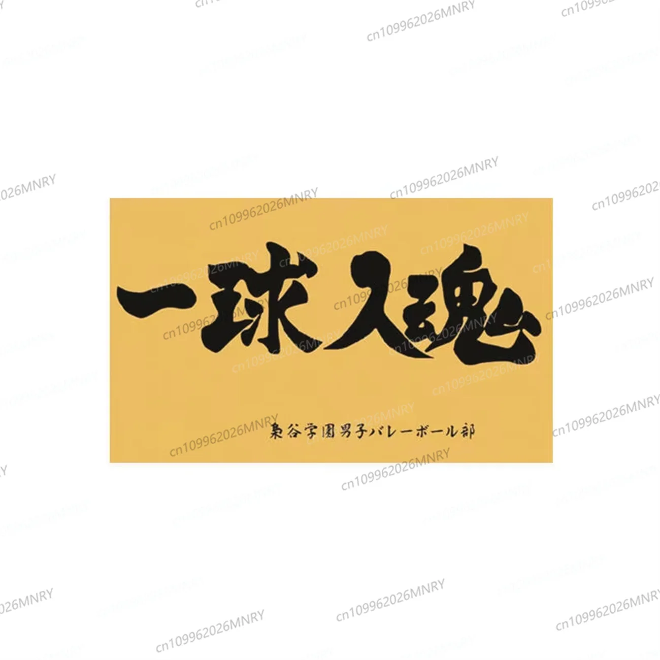Bandera con Eslogan de Hinata Shoyo
