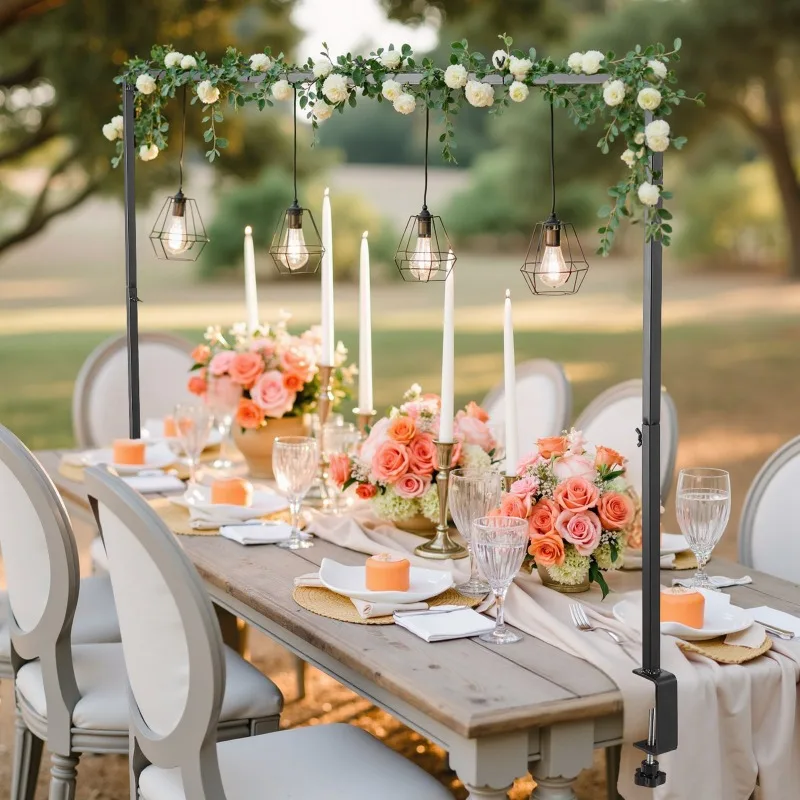 

Настольная подставка для удочек с зажимами, регулируемая по высоте 13-42 дюйма и по длине 28-98 дюймов