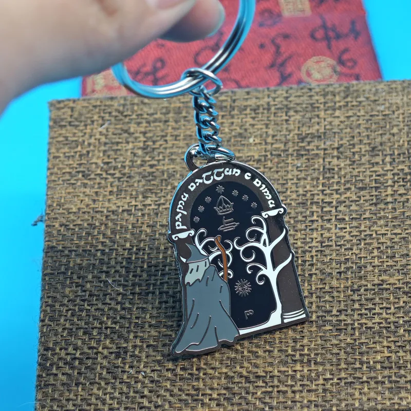 خواتم الفيلم نفس سلسلة المفاتيح المينا سلسلة الأفلام رائعة كيرينغ حقيبة الظهر مجوهرات اكسسوارات هدية عيد ميلاد للأصدقاء