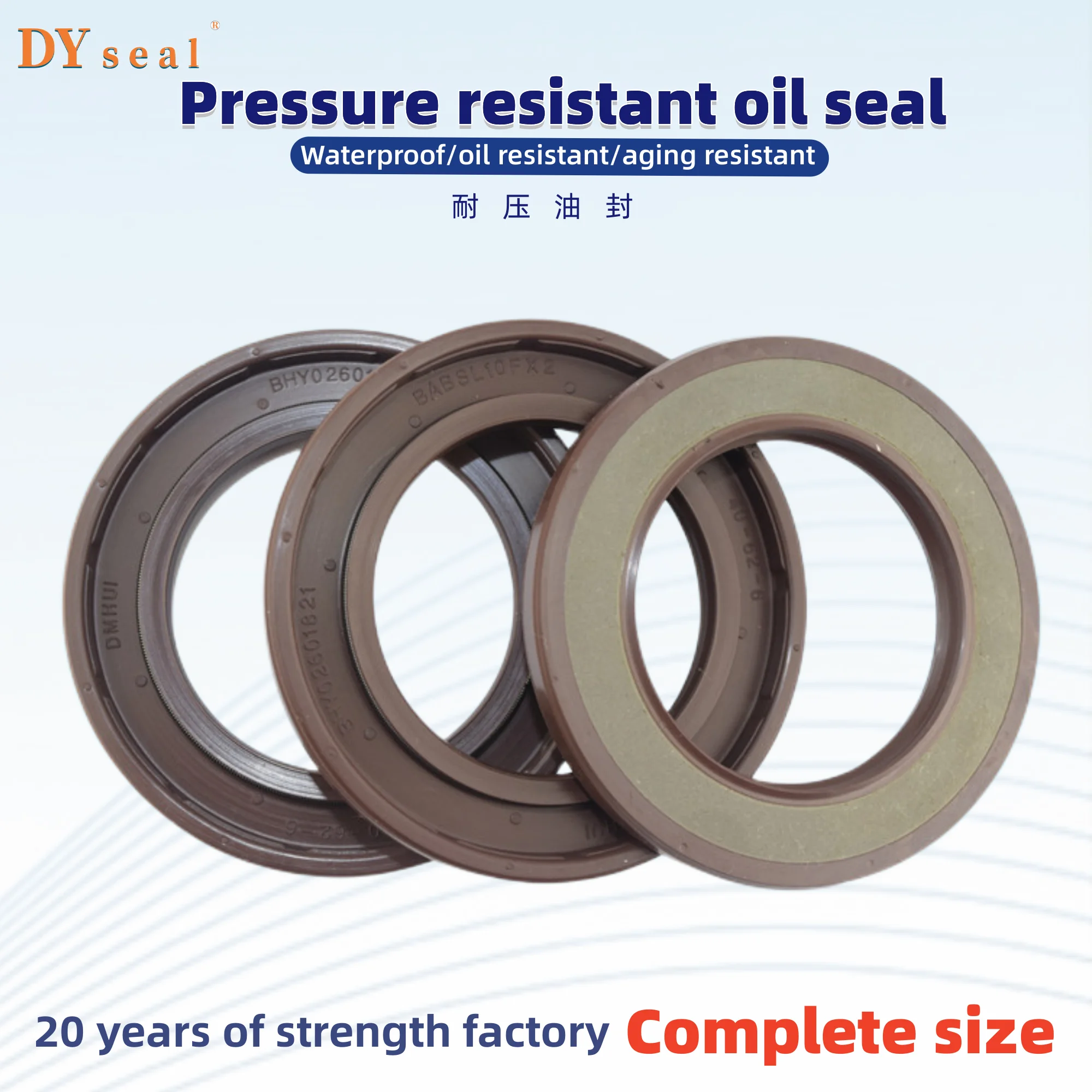 Shaft Oil Seal BABSL10FX2 100*120*8mm/100x120x8mm Fluorine rubber Hydraulic Pump A2F500 Motor Seal ISO 9001:2008