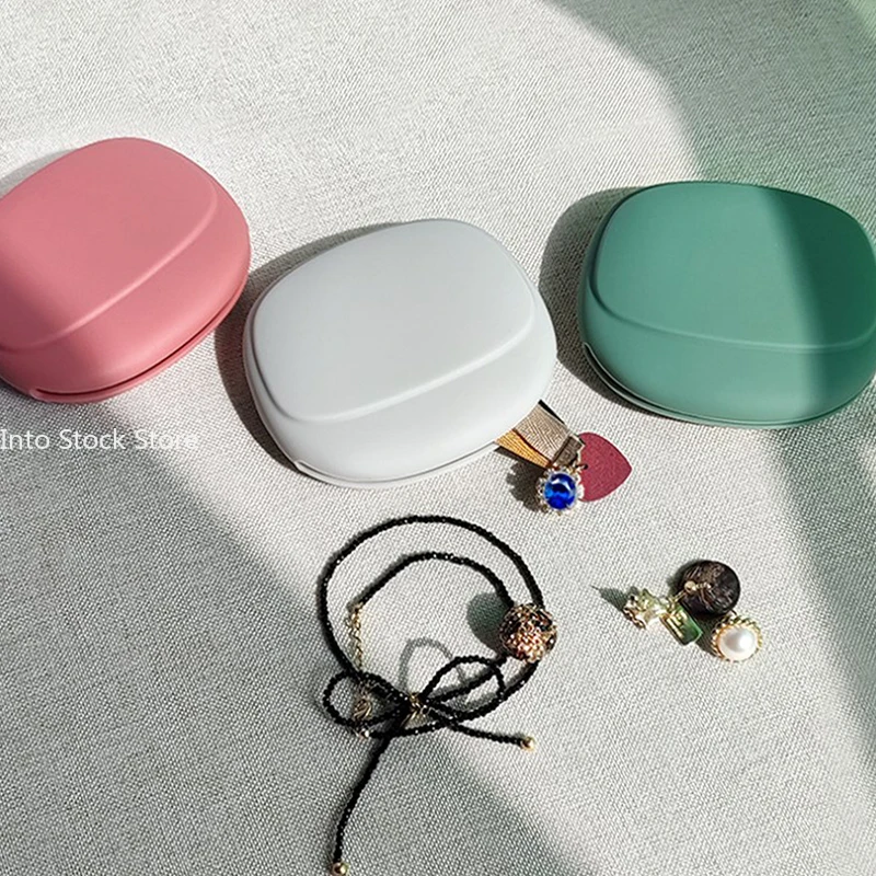 Silicone Wired Headphone Storage Bag Simple Portable Coin Purse Data Cable Organizer