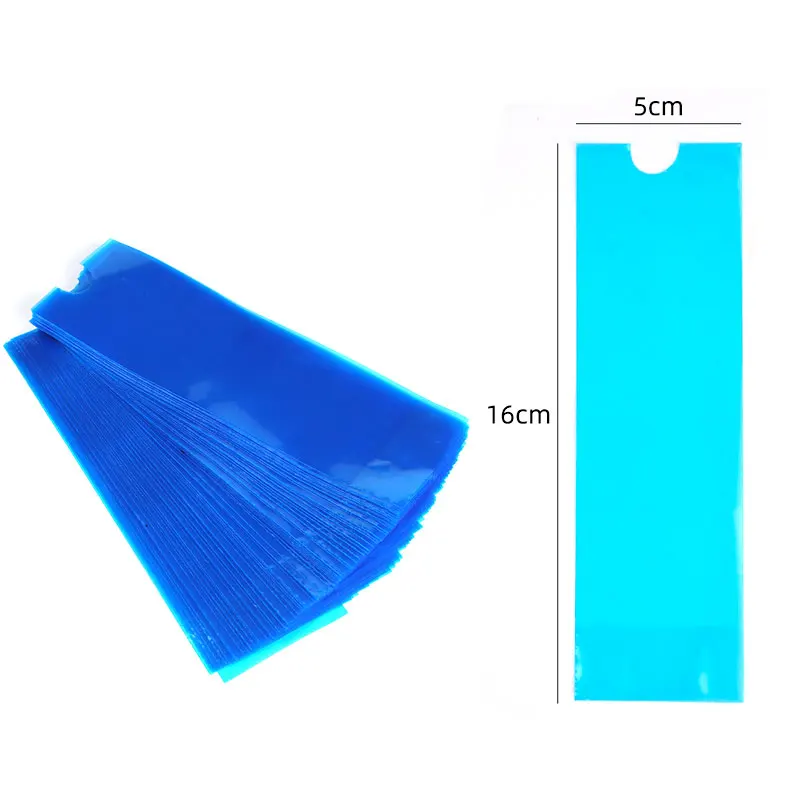 5X16cm خرطوشة المتاح ماكينة رسم الوشم التجميلي يغطي كم أكياس القلم الوشم البلاستيك القلم الأكمام ل ماكينة رسم الوشم التجميلي كليب القلم المورد