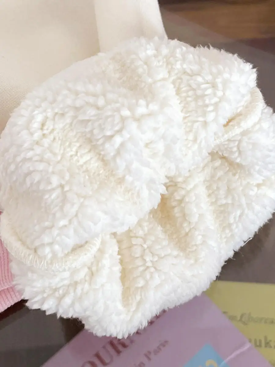 Pantaloni Invernali per Bambini Thiened Fce, Nuova Versione Coreana per Ragazze, in Velluto di Agnello con Cartoni Animati, Casual con Risvolto