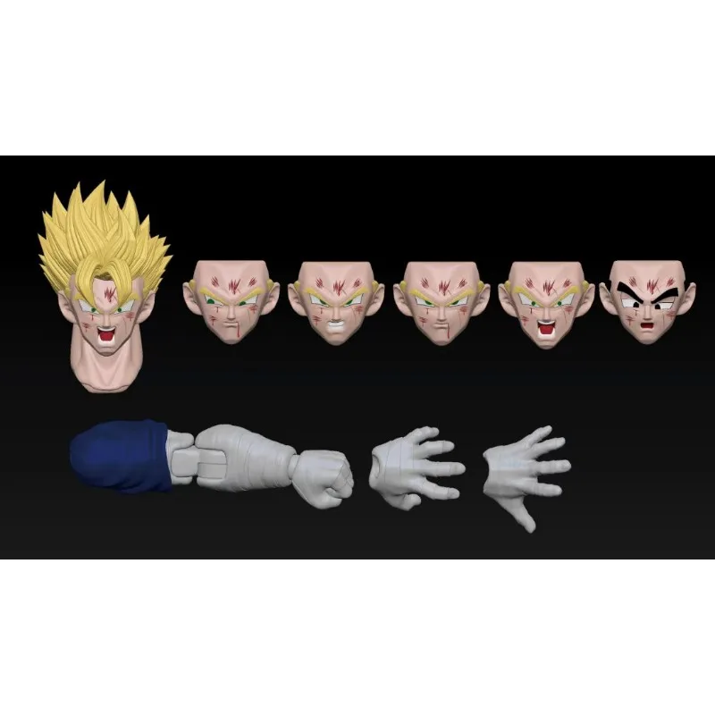 ما قبل البيع Tonsenarttoys 1/12 Goku God Gohan ضمادة/رئيس النحت ملحق حزمة عمل الشكل لعبة جمع هدية