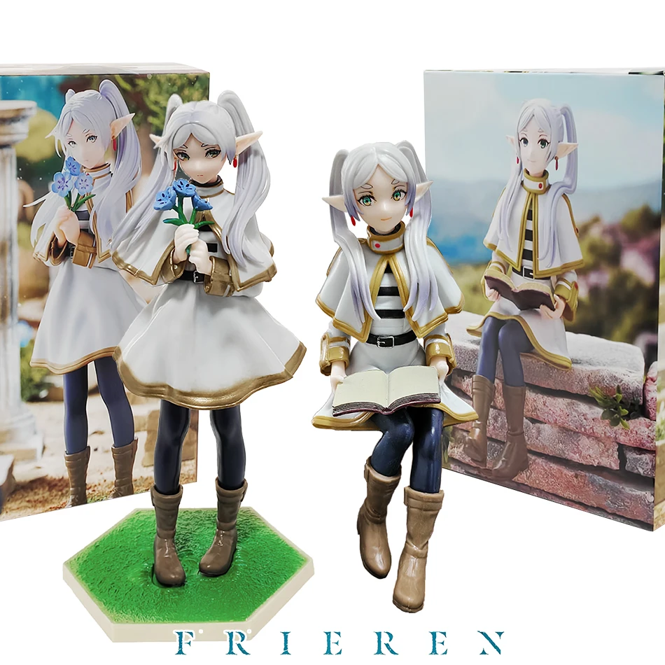 2 figuras de acción de Sousou No Frieren de 14-18 cm, figuras de acción de 