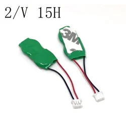 1pcs 2/V15H Backup Battery 2.4V Ni MH 15mAh Button Cell Strap Rechargeable Battery For Laptop