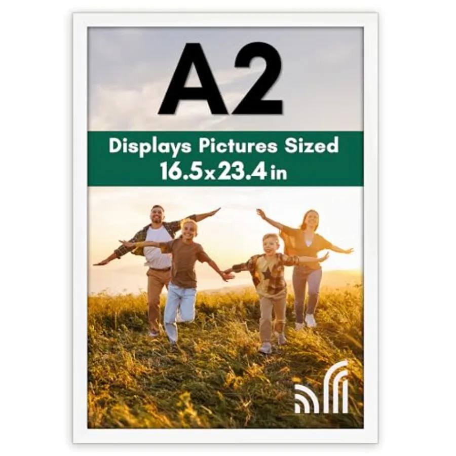 

Picture Frame with Polished Plexiglass - 16.5x23.4 Frame with Engineered Wood - Signature Collection - Frames for Wall Display