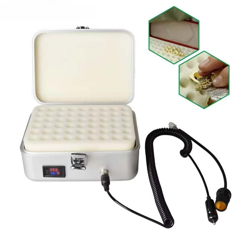 

Automatic Incubator Hatcher Bee Queen Battery Brooder for 54 Queen Cells