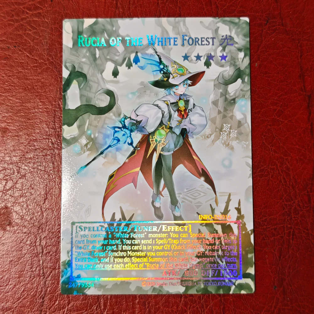 YuGiOh The White Forest Game Collection DIY Full Picture Trading Card Not  Original Collectible Card Elzette of the White Forest - AliExpress 26