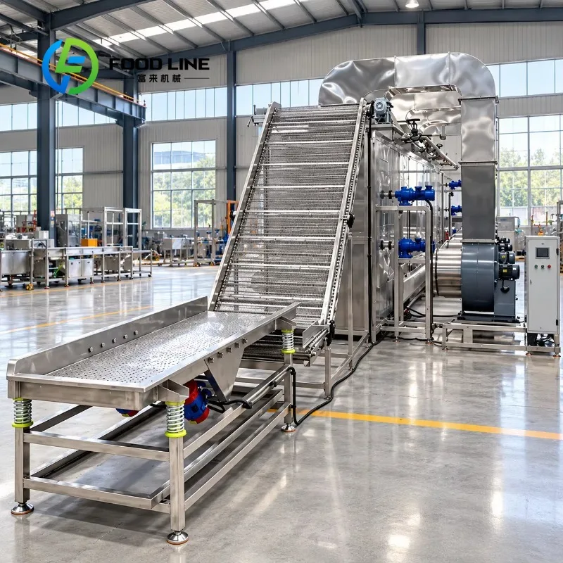 Customize Multi Layer Continuous Mesh Belt Dryer Full Automatic Fruit Vegetable Drying Machinery for Deep Processing