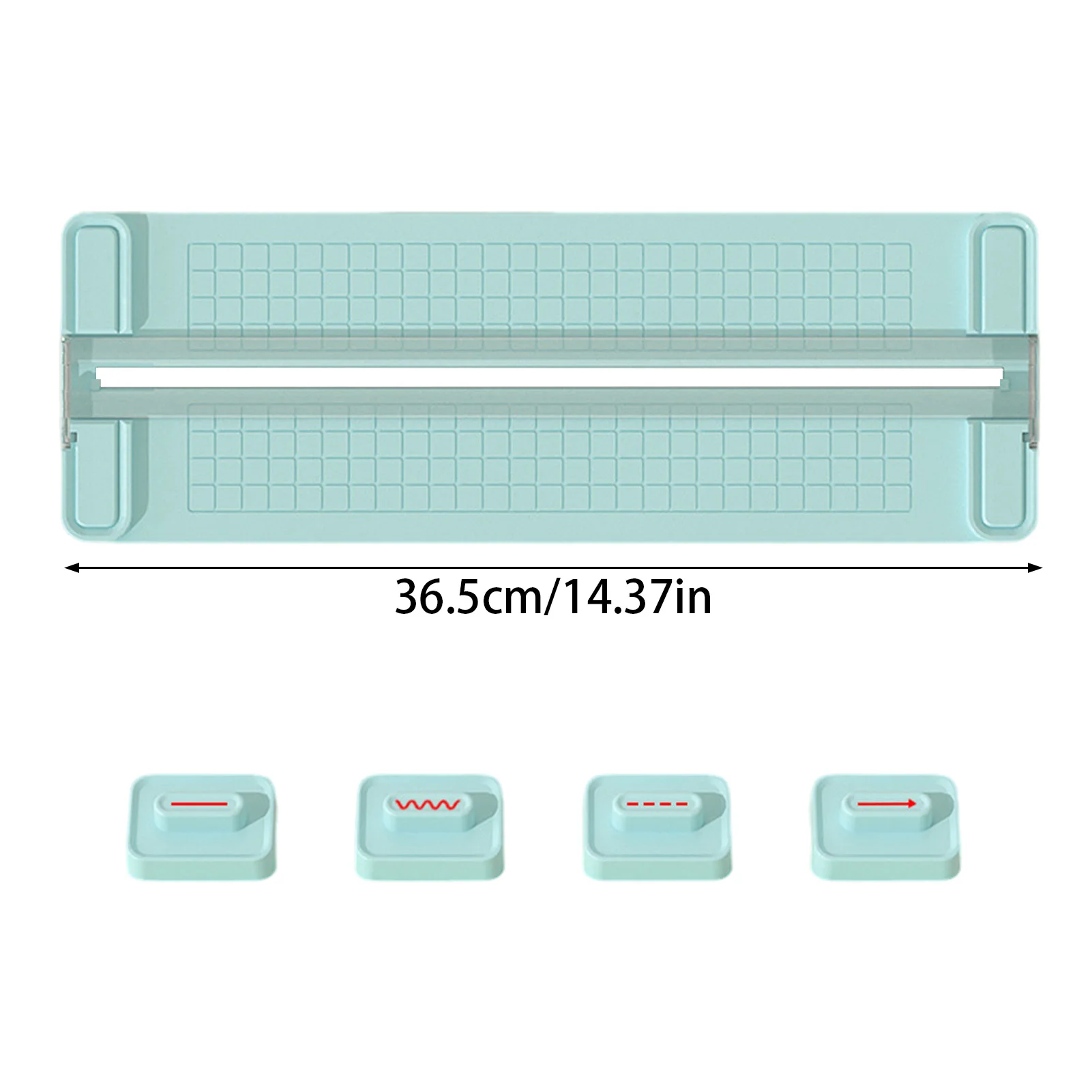 4 in 1 양면 절단 종이 커터, 사진 트리머용 풀아웃 자 포함, 스크랩북용 경량 절단 매트 기계