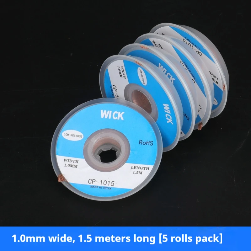 Alambre de succión de estaño, cinta para eliminar escoria de estaño, eliminación de almohadillas de estaño, extracción de herramientas, alambre de succión de estaño, cinta de succión de estaño