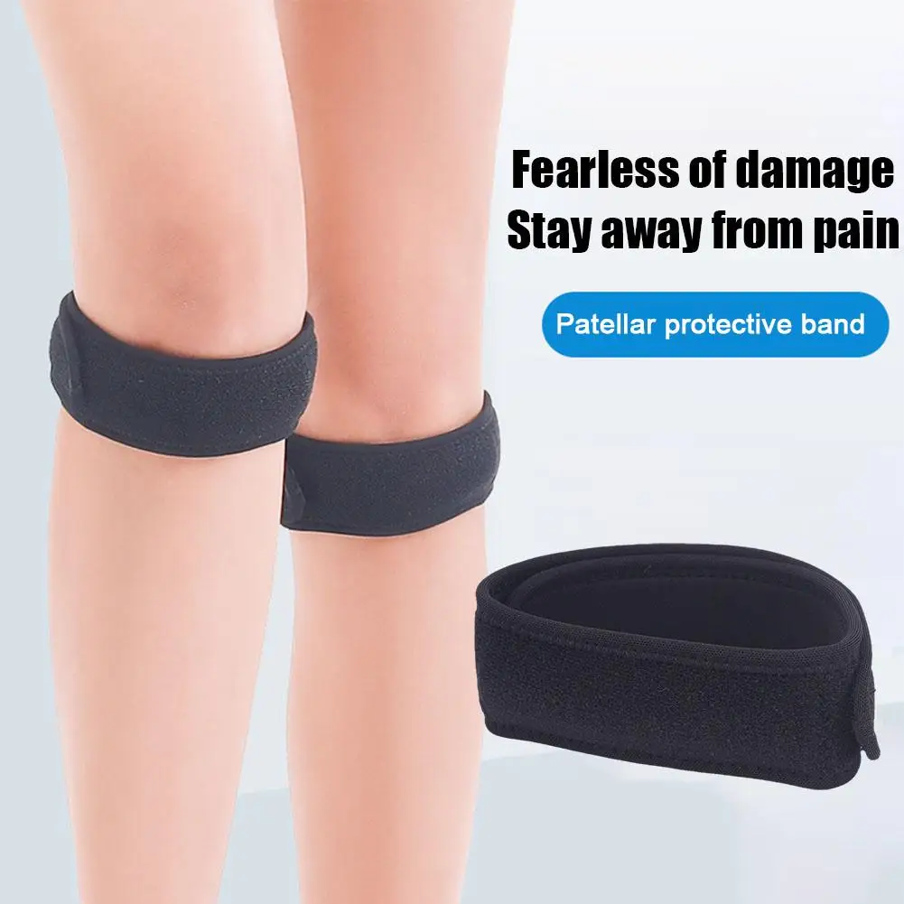 Patella Straps Adjustable Pain Relief Knee Brace Support For Running Cycling Basketball Kneepads Protector Sports Accessori G1n6