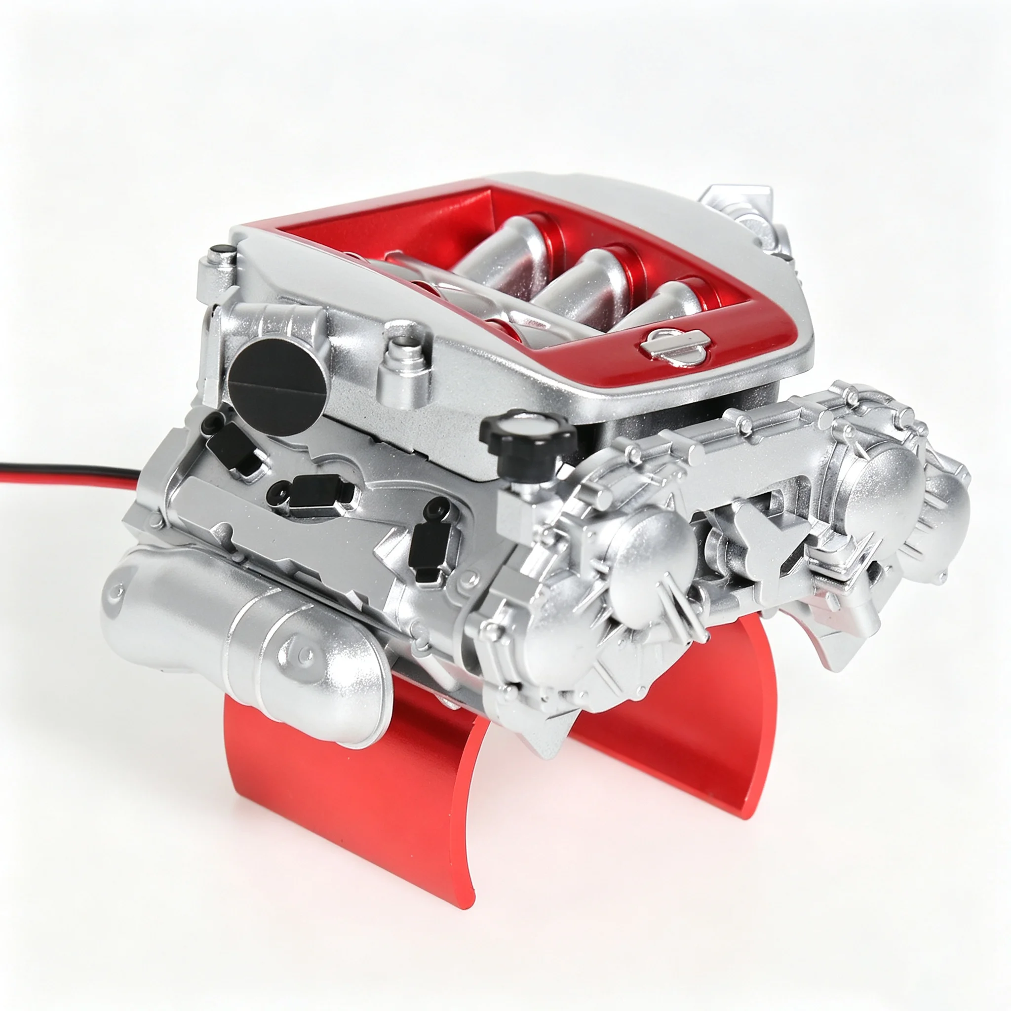 Aluminum RC Engine Heat Sink Radiator Cooling Fin, Upgrade Part for 1/8 1/10 Nitro Buggy Truggy Short Course Off‑Road RC Car