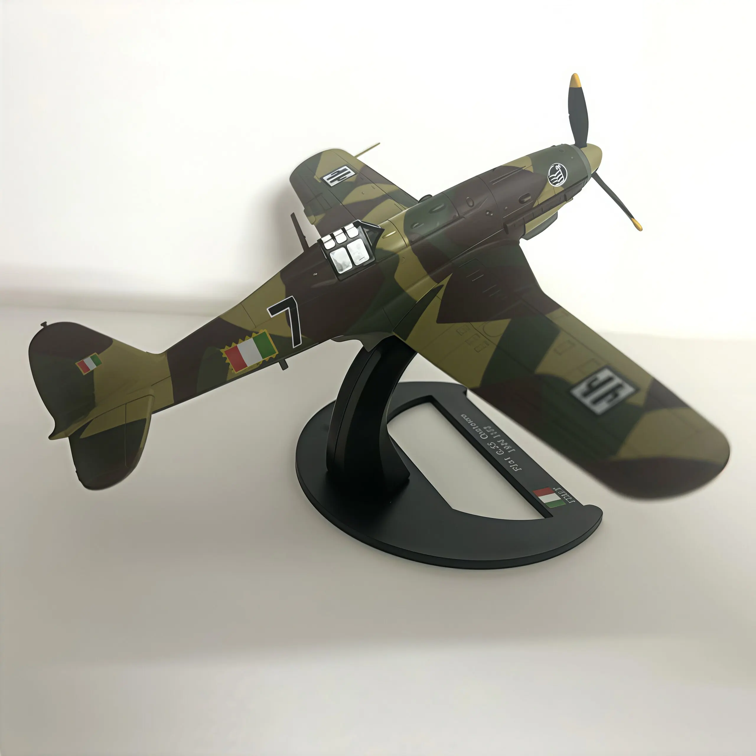 1/72 Scale Italy Fighter Aircraft G.55 Alloy Model Airplanes Diecast Simulation Military Model Aviation Collectible Miniature