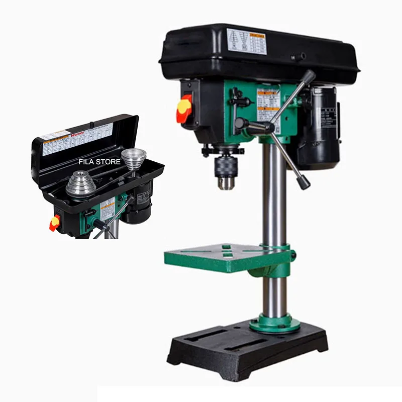 220 فولت 8 بوصة سلك نحاسي نقي تنظيم سرعة الجدول الحفر 50 مللي متر آلة الحفر سطح المكتب الحفر الكهربائية النجارة الجدول د #4