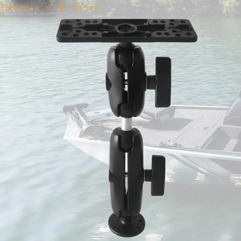 Universelle 1,5-Zoll-Aluminium-Fischfinderhalterungen mit Kugelmontage für Marine-GPS-Geräte und Sonargeräte – Detail 7