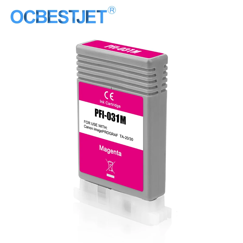 

PFI-031 M для Canon PFI-031 Совместимые картриджи для Canon Image Prograf TA20 TA30 Полный с пигментными чернилами со стабильным чипом