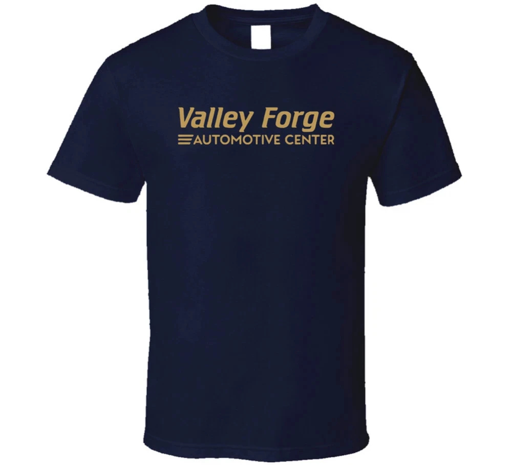 Valley Forge Automotive Center Tires Tv Series Fan Graphic Short Sleeve Men's T-shirts for Unisex Black Casual Crew Neck T Shirt