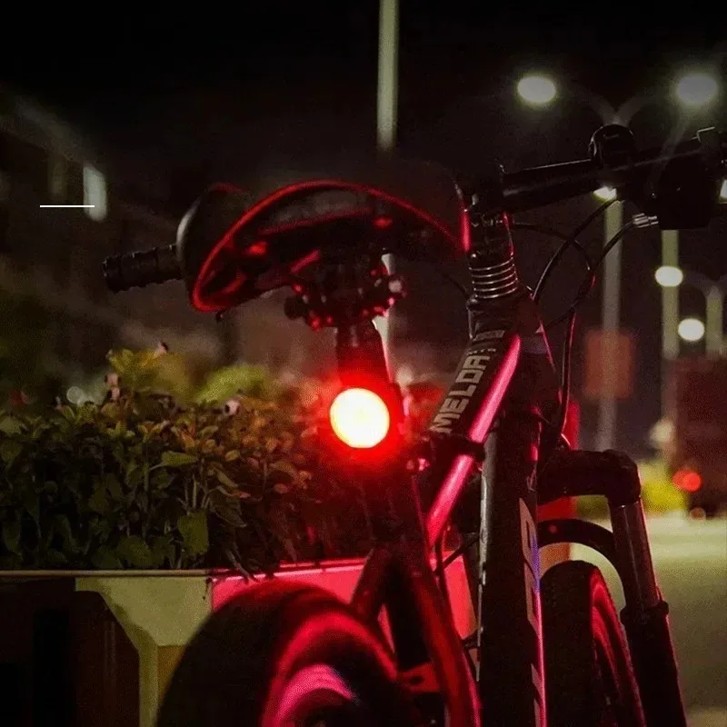 For Night Cycling Waterproof Taillight Bicycle Lantern Accessories Bike Front Rear Light Set 6 Modes USB Rechargeable Headl
