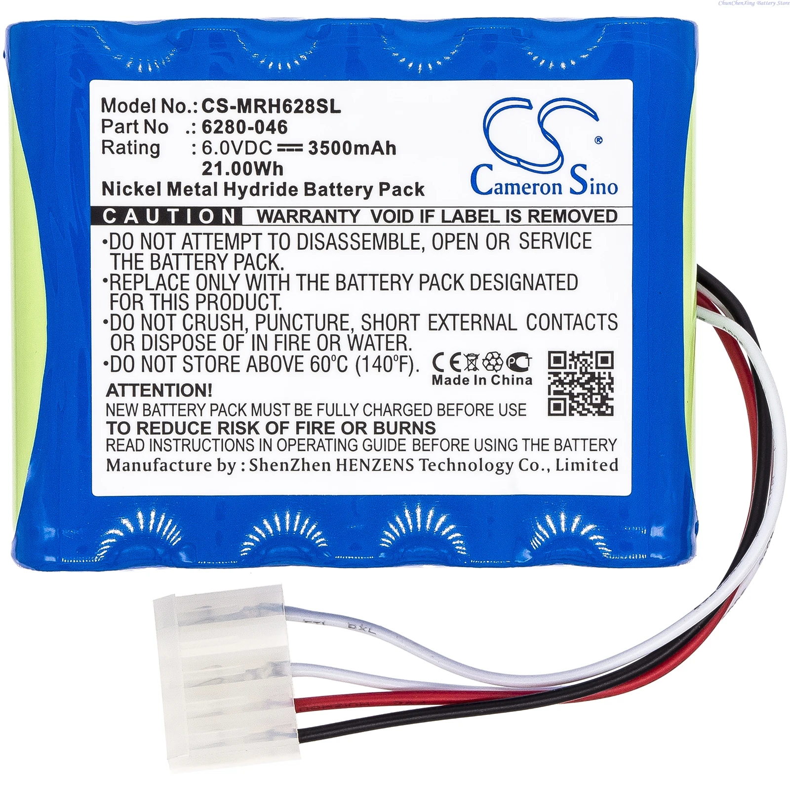 Cameron Sino 6.0V 3500mAh Battery 6280-046 for Monarch Nova Strobe BBL, BBX, DBL, DBX, PBL, PBX, VBX +TOOL
