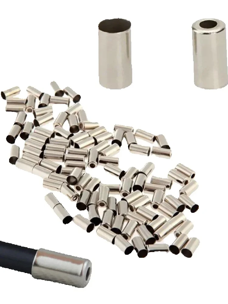 AliExpress NONE 100pcs Silver Bicycle Mountain Bike Riding Parts Shifter Cycling Accessories Cord End Covers Brake Line Cap Cable Caps