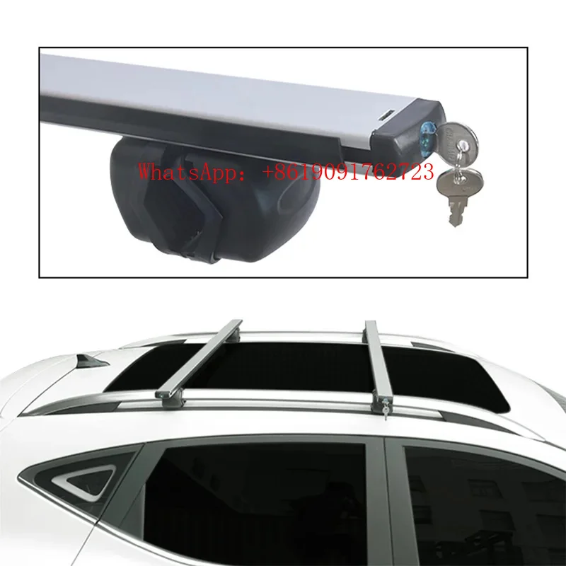 

Heavy-Duty Aluminum Universal Roof Cross Bars for Offroad SUVs – Lockable Anti-Theft No-Drill Bolt-On Fitment