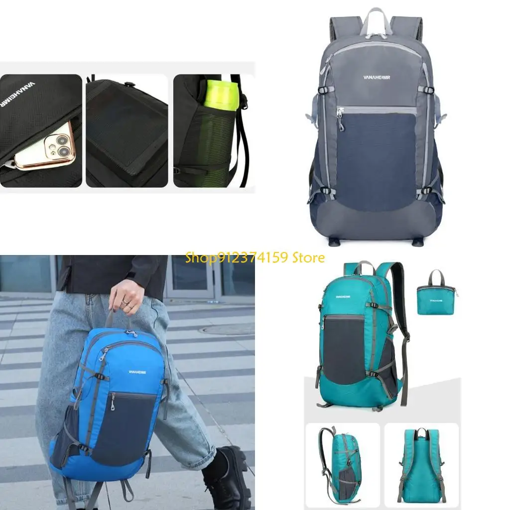 G5AE Packable Backpack Hiking Daypack Water Resistant Bag for Climbing Riding Camping