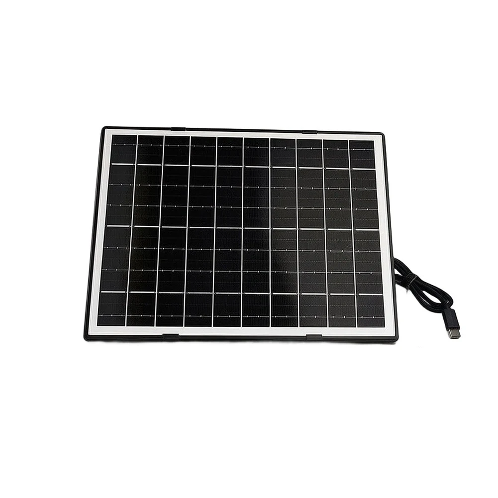 5V 7W Monocrystalline Solar Panel for Monitoring Camera Power PET-Material Photovoltaic Module Compact 23x17cm Factor