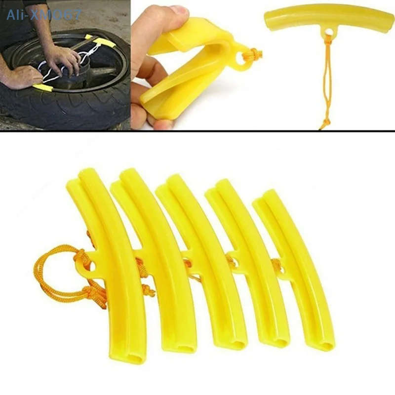 Cambiador de neumáticos de coche, Protector de llanta, herramienta de cambio de bordes, 5 piezas