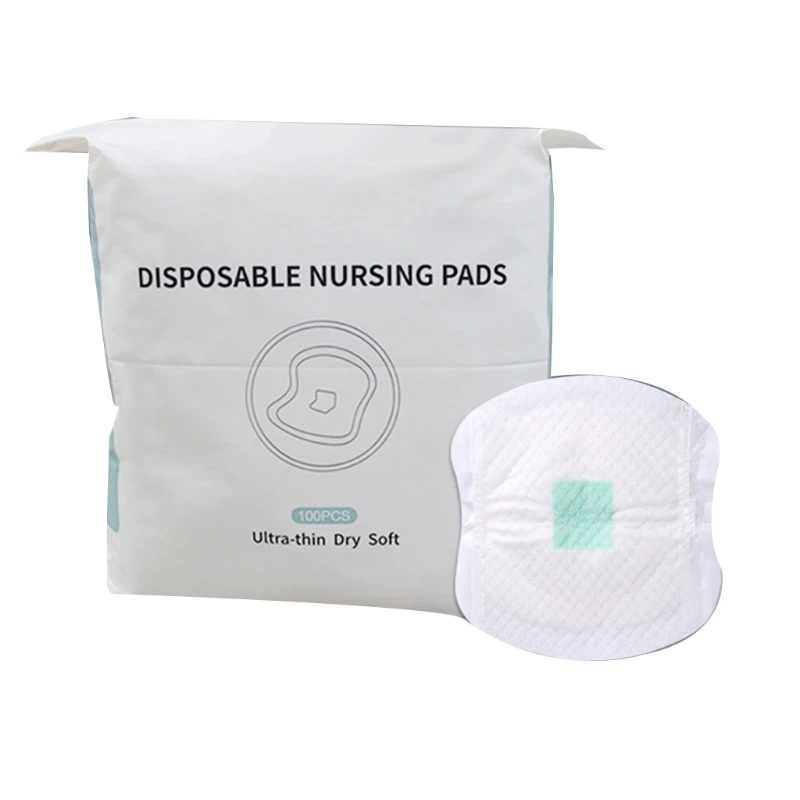 

Thin Soft Nursing Pads Disposable Anti-Galactorrhea Pads for Breastfeeding Breathable Breast Patch Pads 100 Pcs Dropship