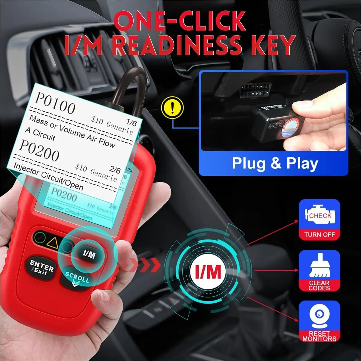 Autolink Al329(Upgraded AL319) Code Reader OBDII Scanner